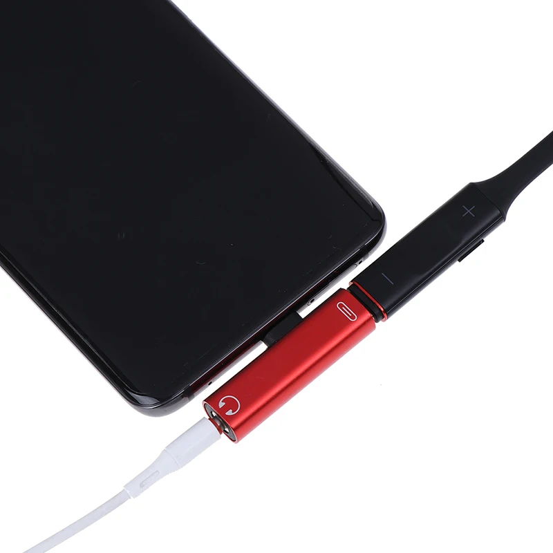 2 в 1 usb type C 3,5 мм разъем аудио адаптер для наушников для Xiaomi Mi 9 samsung galaxy s10 s10+ USB C адаптер зарядки Прямая поставка