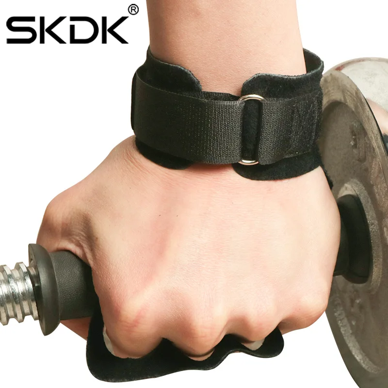 Leather Gymnastic Hand Grips Crossfit Anti-Skid Bodybuilding Weight Lifting Pull Up Bar Kettlebell Workout Palm Protector Gloves