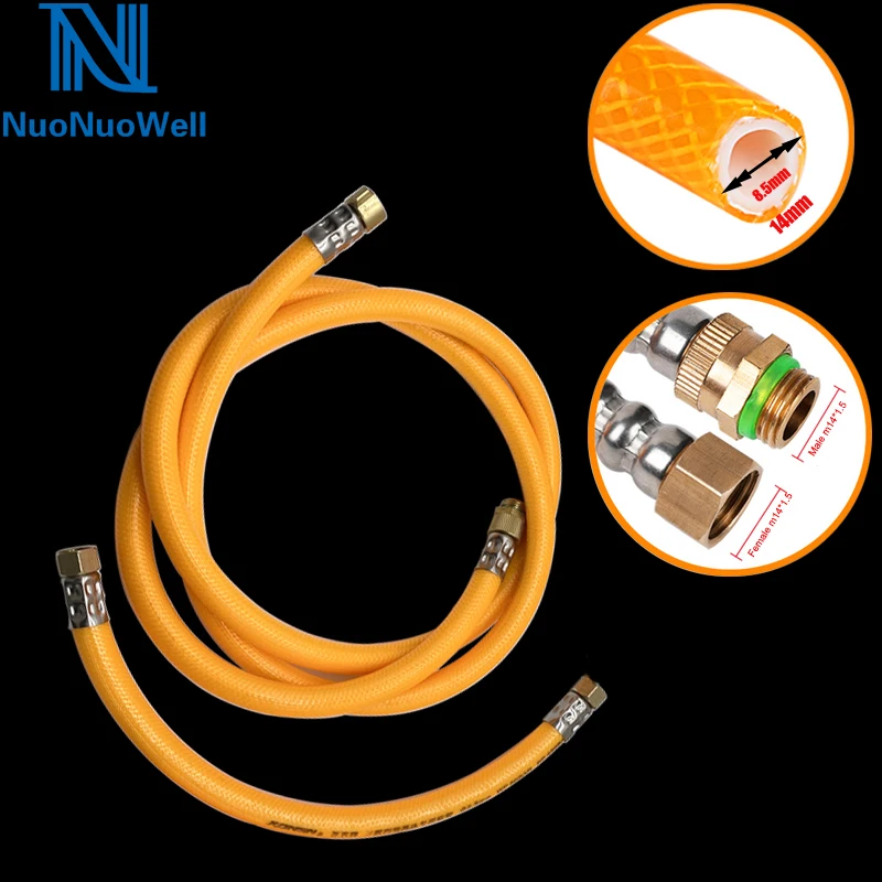 NuoNuoWell Kolbenpumpe Hochdruck-PVC-Sprühschlauch Φ8,5 x 14 mm Landwirtschaft Pestizid Spray Gartenbewässerungsrohr