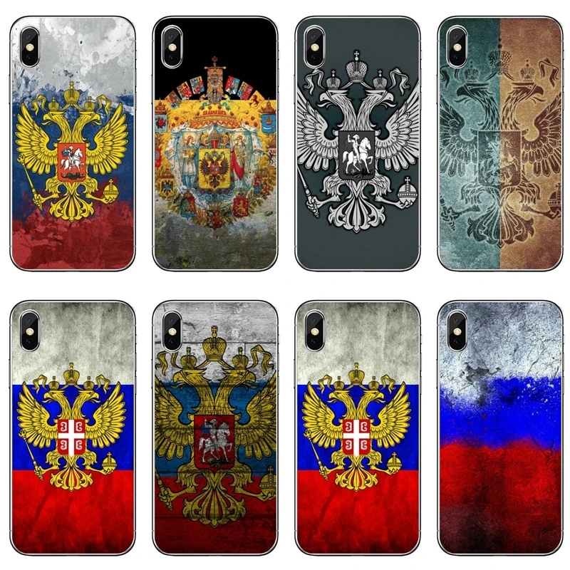 russia Flag coat of arms Accessories phone Case For Xiaomi Redmi Note 8 7 6 5A 4 Pro 7A K20 6A 4A 4X 5 Plus S2 | Мобильные телефоны