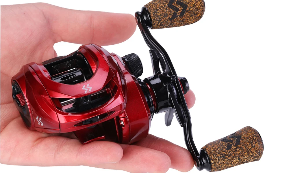 Sougayilang Baitcasting Reel 9+1 BBs 8:1 High Speed Fishing Reel  Anti-Corrosion Baitcaster Reel 8KG Max Drag for Travel Bass - AliExpress