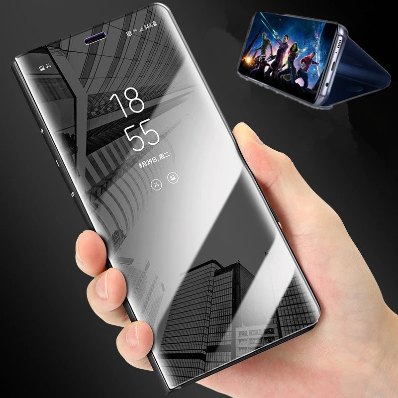 Умный зеркальный флип-чехол для Xiaomi Redmi Note 7 6 5 Pro 5A Prime 4X4 кожаный чехол Plus 6A GO |