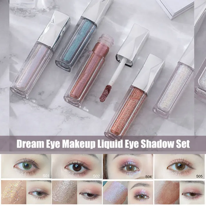 Liquid Eyeshadow Polarized Waterproof Long Lasting Shimmering Lightweight High Pigement Shining Eyeshadow V9-Drop