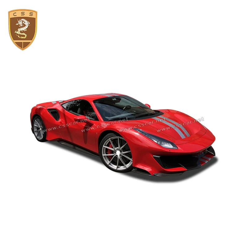Боковые юбки CSSYL из настоящего углеродного волокна для Ferrari 488 боковые аксессуары