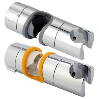 

Chrome Bath Shower Rail Head Slider Holder Adjustable Clamp Holders Bracket Shower Mounting Brackets