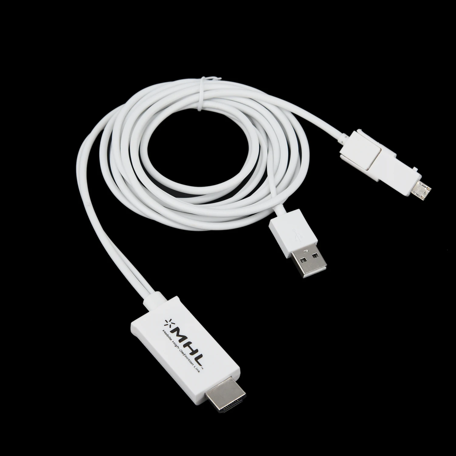 2,5 м 5Pin 11pin Micro-USB MHL к HDMI 1080P ТВ кабель адаптер для samsung htc Android сотовых телефонов разъем USB 2,0 для зарядки