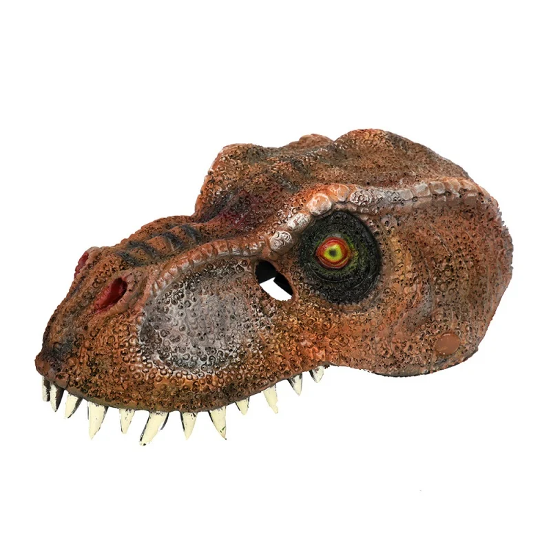

Silicone Dinosaur Dinosaur Halloween Realistic Animal Mask Dinosaur Mask Mardi Gras Action Figures Gags Practical Jokes Decor
