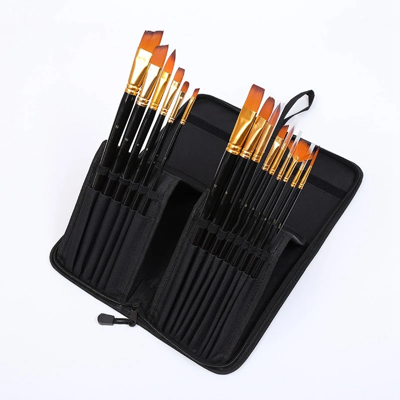 15 шт. набор кистей для рисования акварелью и гуашью|Ручки кисти картин по номерам|
