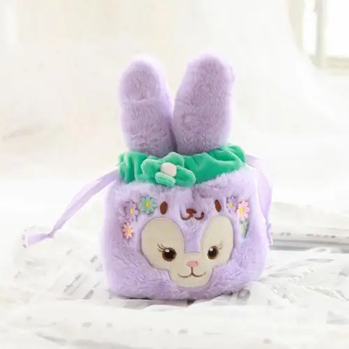 Медведь Даффи Stellalou Sanrio, Hello Kitty с рисунками из мультфильма «My Melody Cinnamoroll персонажи Little Twin Stars косметичка Сумка для хранения на шнурке сумки-косметички - Цвет: 7