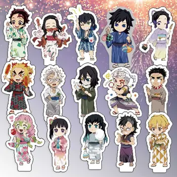 

Anime Demon Slayer Kimetsu no Yaiba Acrylic Figures Stand Model Activities Desk Decor Ornaments Cake Topper Natsu Matsuri Gifts