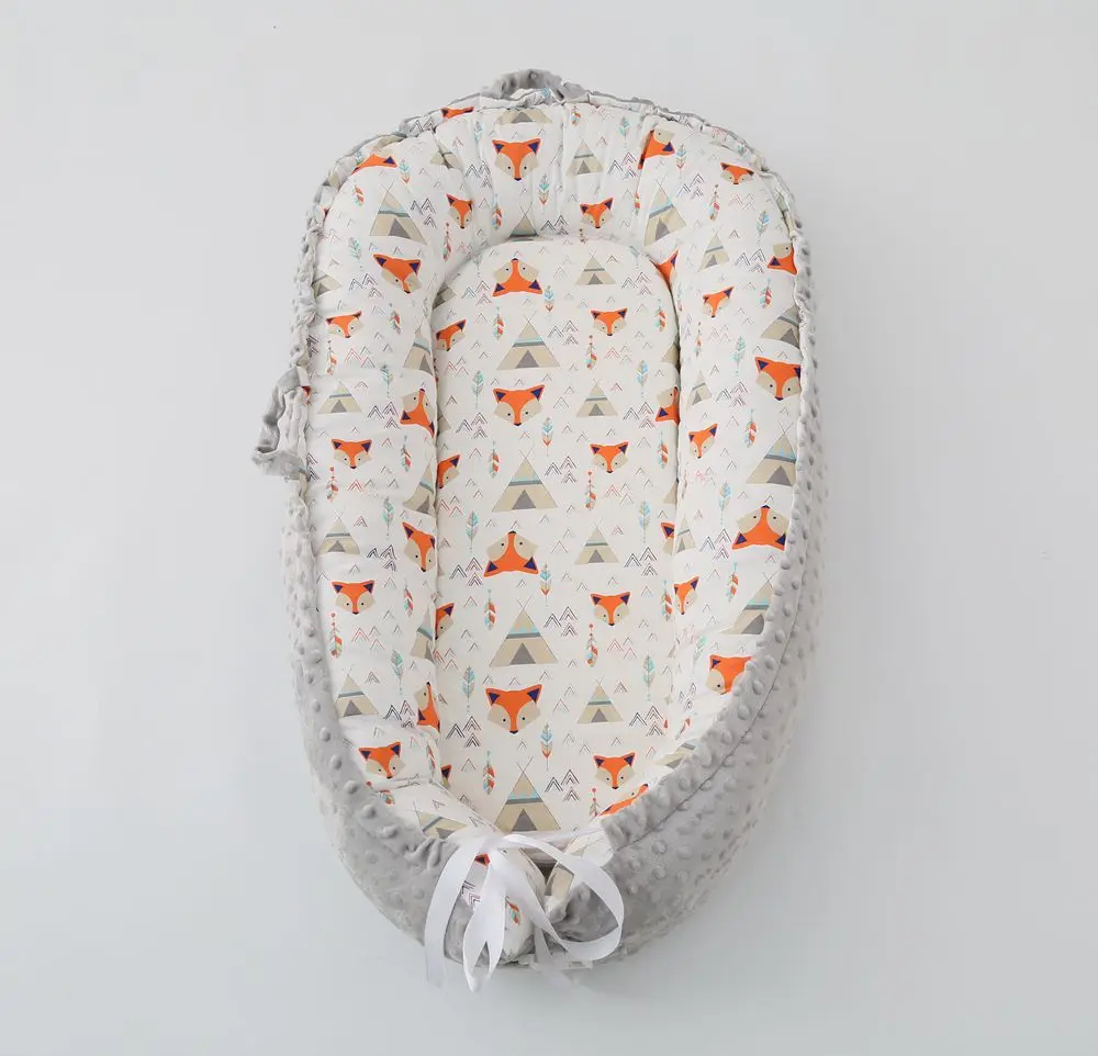 Convenient Pure Cotton Uterine Bionic Baby Bed Newborn Sleeping Cot Outdoors Travel Nest | Мать и ребенок