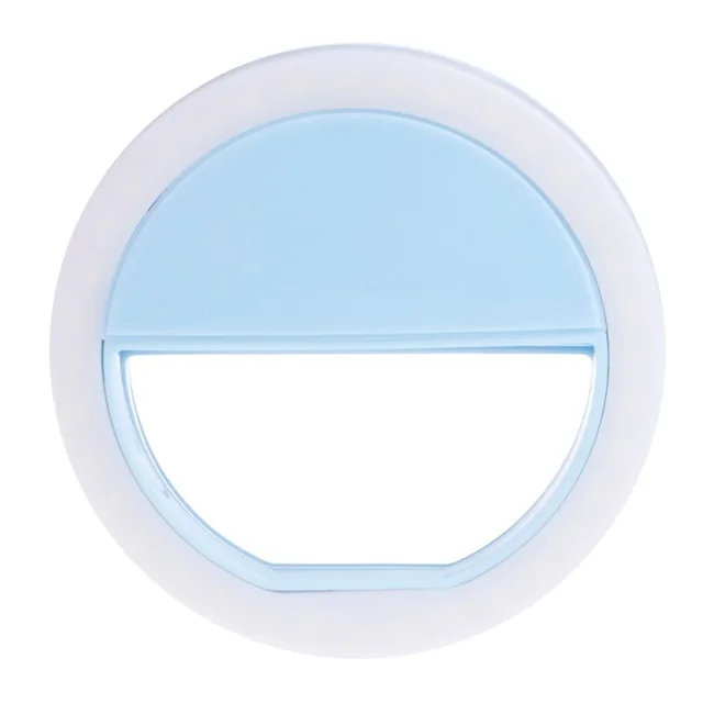 Blue 36LEDS Светодиодный кольцевой светильник для селфи для телефона с автоматической вспышкой 16/36 светодиодный S Портативный мини-светильник для фотосъемки селфи для Iphone samsung Tablet - Цвет: Blue 36LEDS
