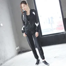 Спортивные куртки с капюшоном и длинным рукавом, контрастное цветное соединение, марля, одежда для йоги, свободные и большие размеры, для фитнеса, бега, женщин