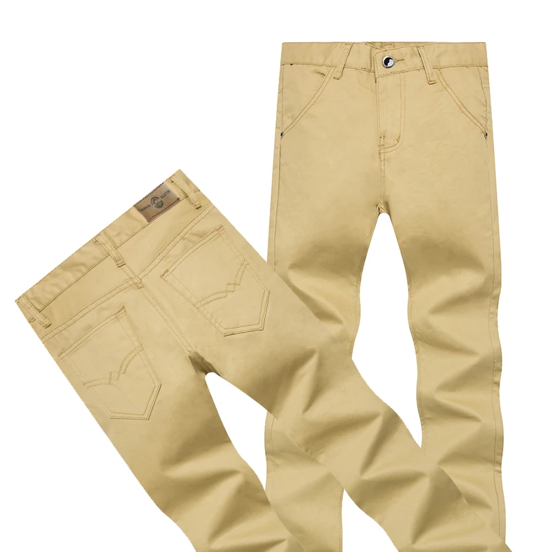 

2019 autumn and summer men's casual pants new pattern straight trousers men's multi-color large size solid color casual pants