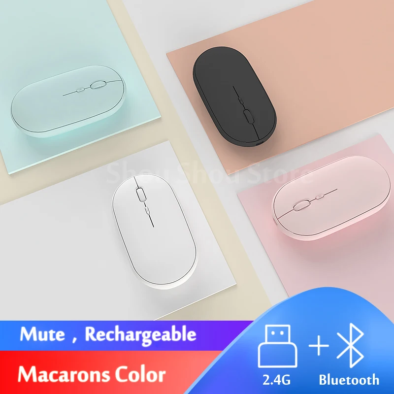 Для Apple Macbook air для Xiaomi Pro перезаряжаемая Bluetooth мышь Huawei Matebook ноутбук