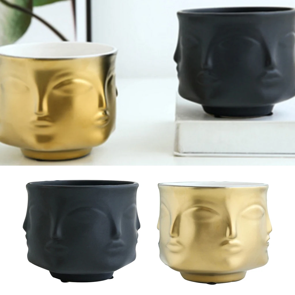 Nordic Style Ceramic Flower Plant Pot Garden Home Decor Mini Bonsai Container