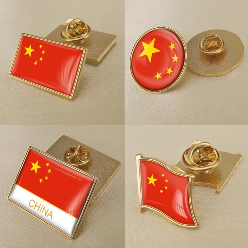 China Chinese Map Flag Brooch Badges Lapel Pins Brooches AliExpress