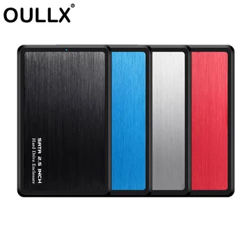 

OULLX 2.5 inch USB3.0 to Sata HDD Case Support 6TB UASP Protocol Hard Drive Enclosure Aluminum & ABS Material Tool-free