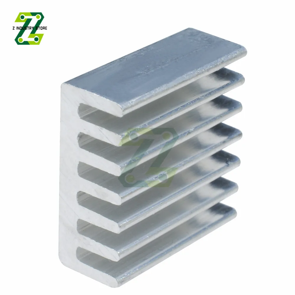 Aluminum Heat Sink 10PCS Heatsink Cooler Aluminum Heat Sink Radiator Electronic Chip Heat Dissipation Cooling aluminum heat sink