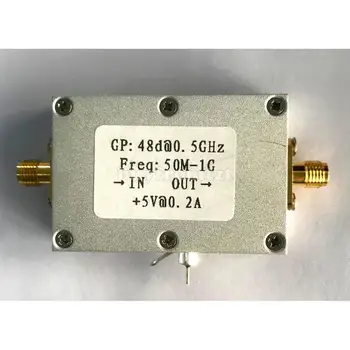 

Ultra Low Noise Amplifier LNA Low Noise RF Amplifier 50MHz-1GHz Gain 48dB NF 1dB