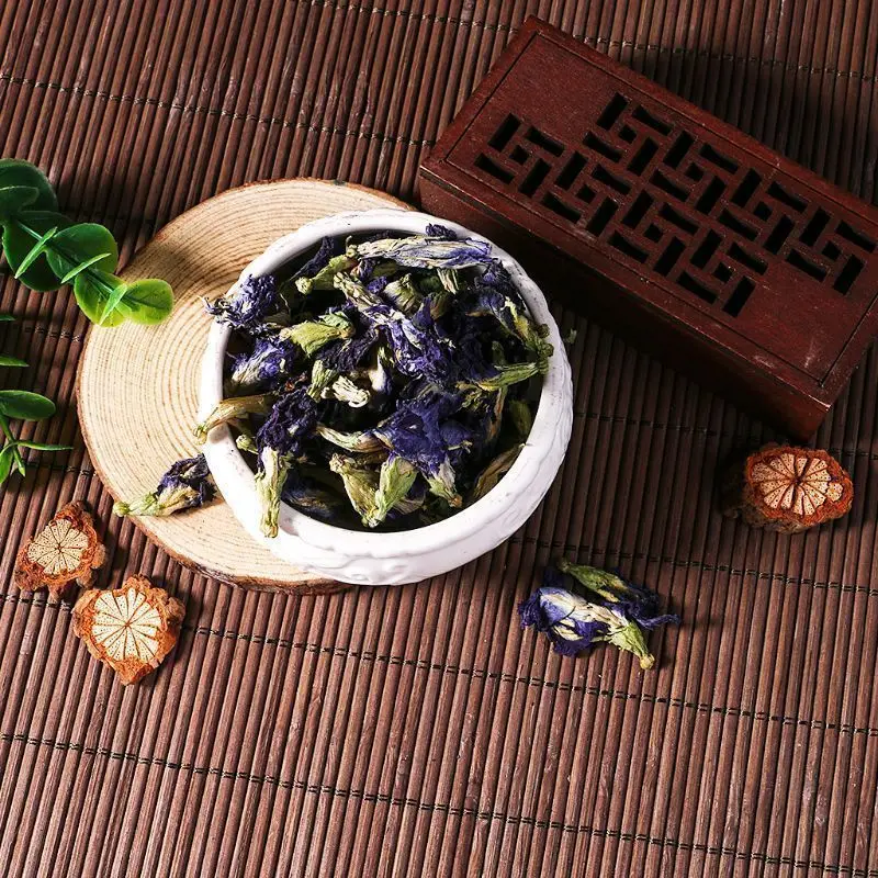 50 г чай голубая бабочка горох чай сушеный Clitoria Kordofan горох цветочный чай UHJSD
