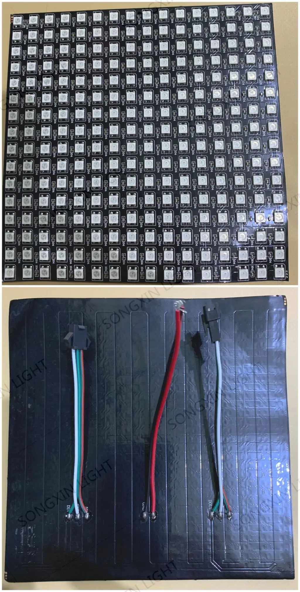 WS2812B WS2812 светодиодный панельный цифровой гибкий матричный 16*16 256 пикселей индивидуально адресуемый DC5V 5050 RGB полный цвет мечты UW