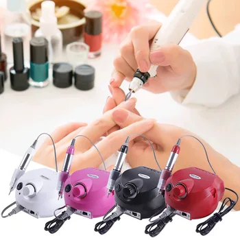 

Manicure Pedicure Kit Electric Nail Drill Bits Nail Polisher Beauty Apparatus Mini Electric Manicure Implement