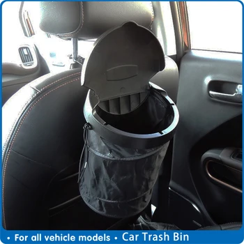

Car Foldable Trash Bag Dust Holder Waterproof Trash Bin Large Capacity Garbage Bag Multifunctional Trash Bin For Auto Accessorie