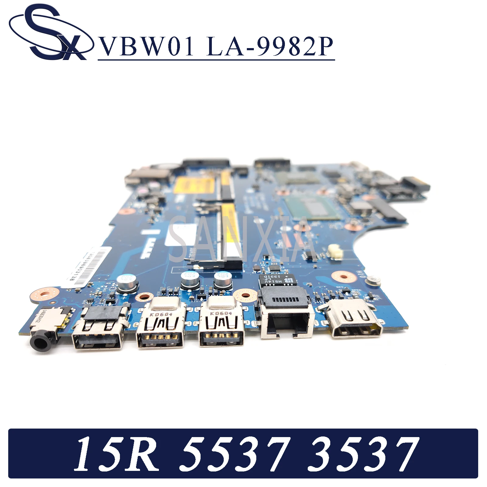 KEFU LA 9982P материнская плата для ноутбука Dell Inspiron 15R 5537 3537 оригинальная DDR3L RAM I7 4500U