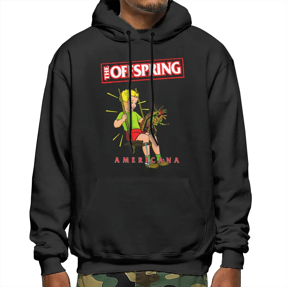 The Offspring Americana All Sz Df916 Hoodies Anime Oversized Hoodie Cosplay Korea Men Sweetshirts | Мужская одежда