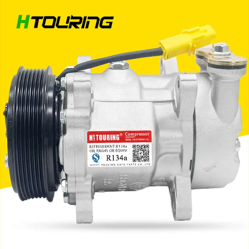 

For Peugeot 206 307 A/C COMPRESSOR SD6V12 for Citroen BERLINGO XSARA C2 C3 98-03 9646273380 9646273880 6453LH 6453KS 9646273380