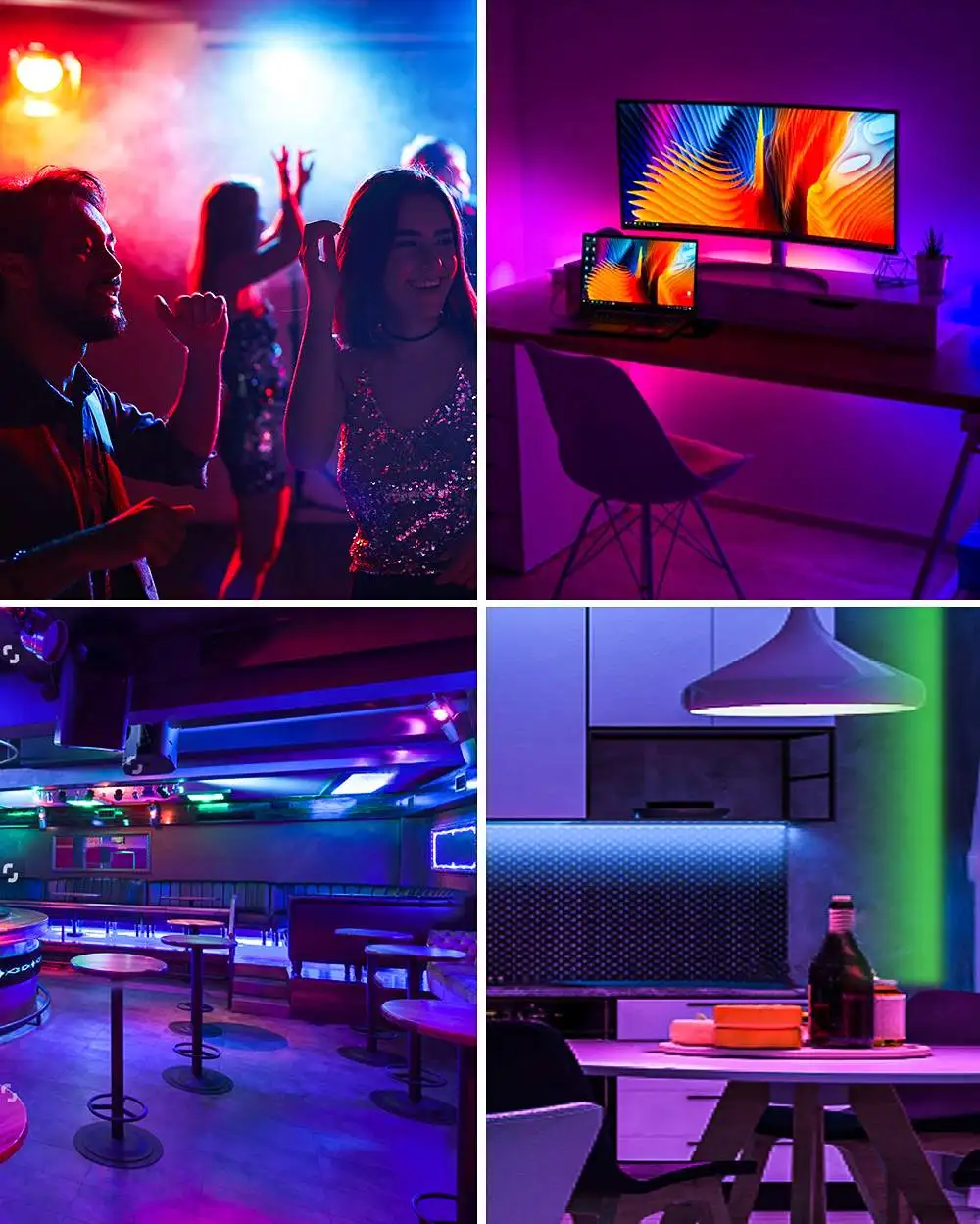 BlitzWolf BW-LT34 5M WiFi RGB Music LED Strip Kit