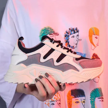 

Fall 2019 new breathable sneakers female Korean Joker mesh Torre shoes female students light casual shoes female