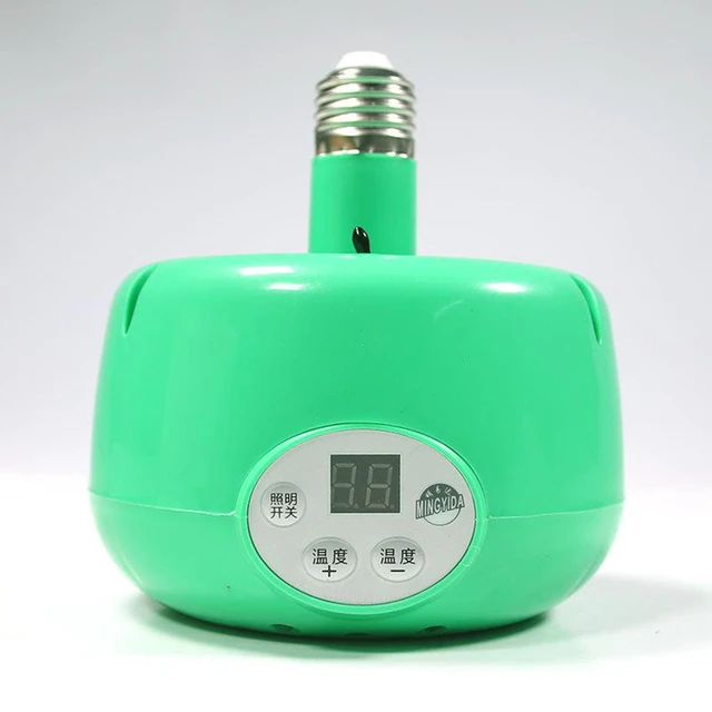 Durable 300w Safe Chicken Coop Pet Heater Livestock Heating Lamp Fan Tool  220v Automatic Temperature Control Led Light - Habitat Lighting - AliExpress