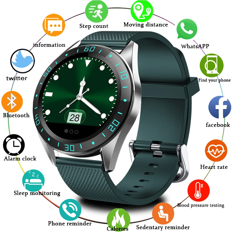  LIGE 2019 New Smart Watch Men LED Screen Heart Rate Monitor Blood Pressure Fitness tracker Sport Wa - 4000203592788