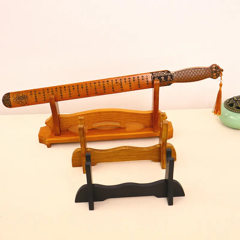 

Handmade Ruler Bracket Base Chinese Style Display Shelf Featured Handicraft living room decoration