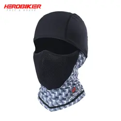 HEROBIKER Балаклава мото мотоциклетная маска для катания на лыжах Тактический ниндзя повязка на голову унисекс пылезащитные военные