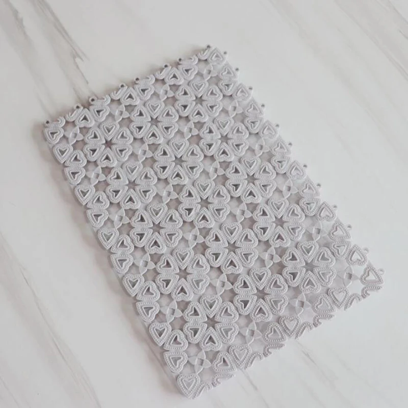 Light Gray Карамельный цвет 30*20 см DIY Коврик для ванной комнаты пластиковый коврик для ванной комнаты туалет душ коврик для ванной Массажный коврик для ванной кухонный напольный коврик Tapete - Цвет: Light Gray