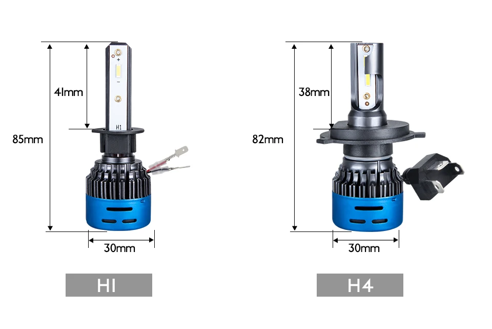 Светодиодный H7 H4 H1 H11 H8 Автомобильная Лампа 6000K лампа 9005 9006 HB3 HB4 12V 24V K Серия COB/1860 чип люсис привело Para Авто ампулы светодиодный Voiture
