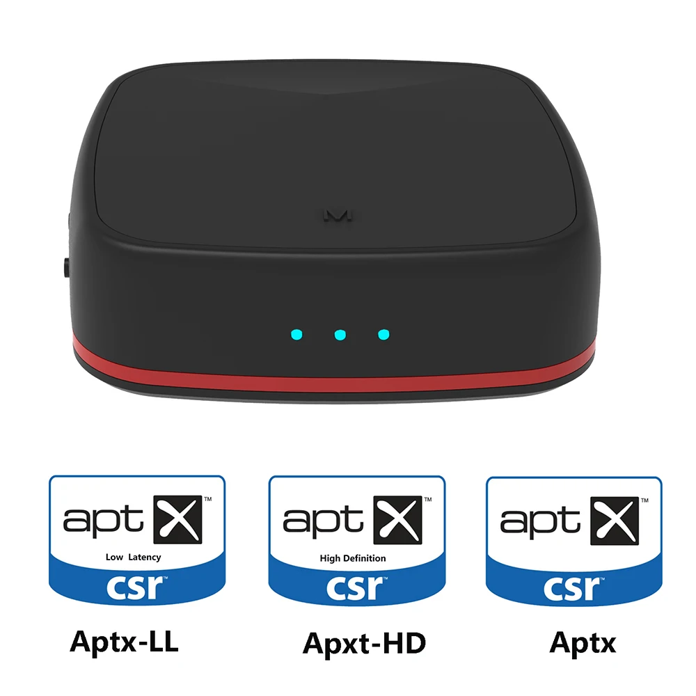 Беспроводной аудио приемник передатчик Bluetooth 5,0 оптический адаптер AptX низкая задержка CSR8675 w/цифровой оптический Toslink/SPDIF/AUX