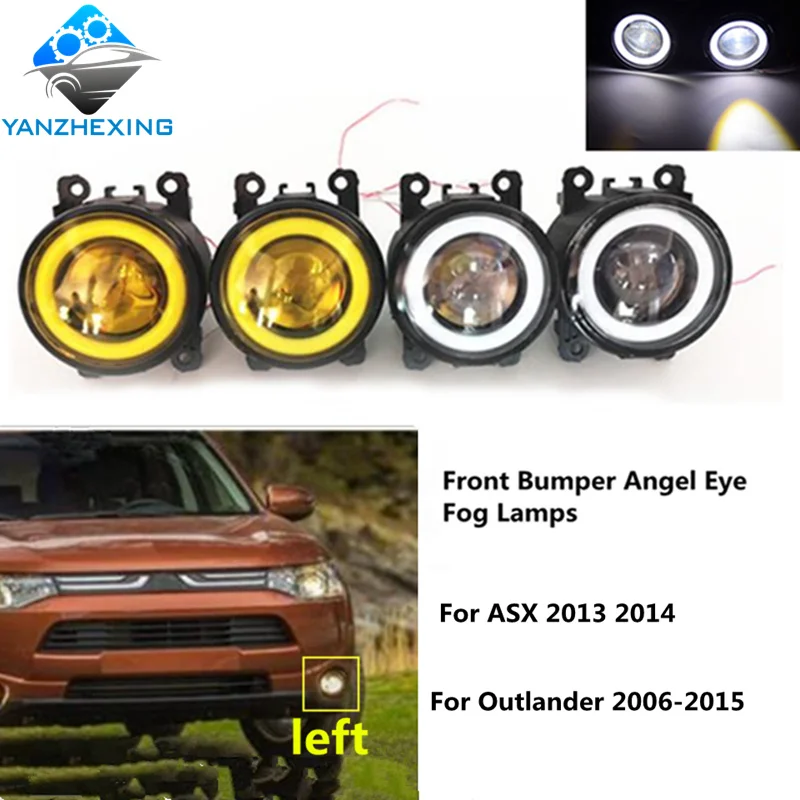2x передний бампер Светодиодная лампа противотуманный светильник Angel Eye H11 12V для