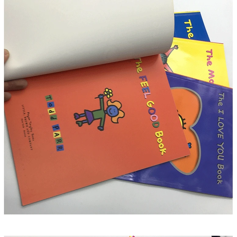 4 книги/набор книга папа/мамы/книга I Love You/The Feel Good Book Usa English Story раскраски для