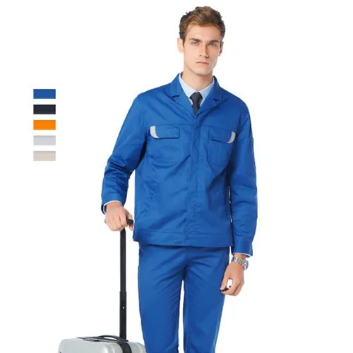 RoyalBlue Стильная модная Рабочая Униформа Рабочая одежда защитная одежда для прохладного Мужчины Женщины Осень - Цвет: RoyalBlue