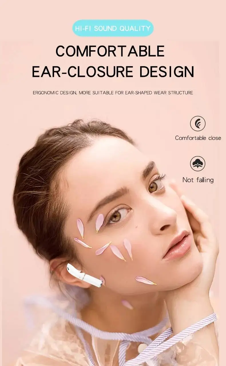 TWS bluetooth наушники bluetooth 5,0 сенсорное управление HiFi стерео наушники в ухо гарнитура для Xiaomi для huawei
