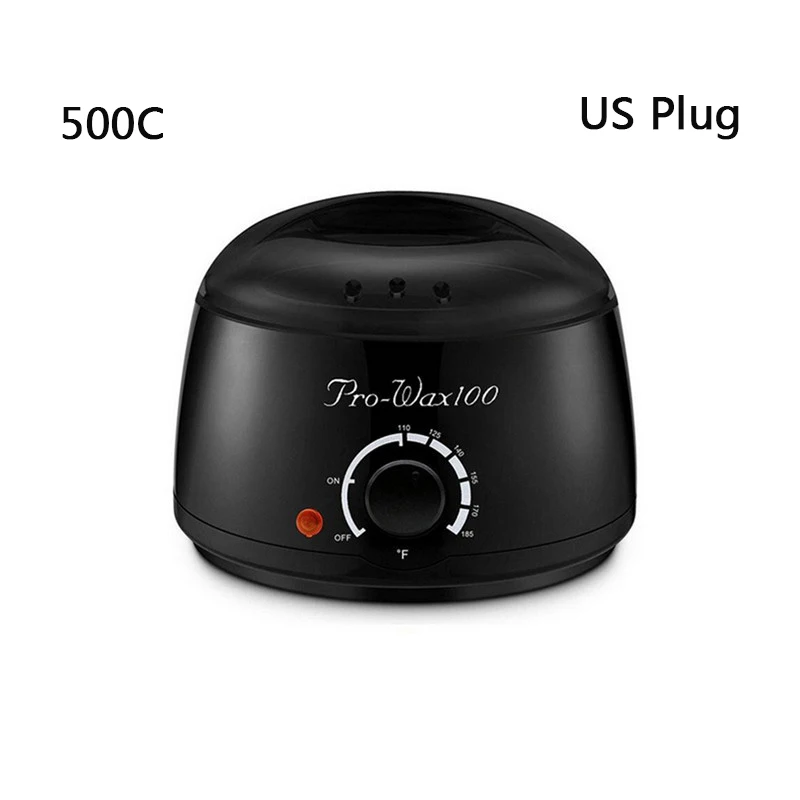 US Plug Электрическая Депиляционная безболезненная эпиляция, нагреватель воска, машина для горячего воска, нагреватель для расплава волос, профессиональная машина для удаления волос - Цвет: US Plug