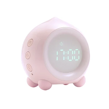 

Sunrise Night Lamp Dormitory Bedroom Bedside Cartoon Gift With Wake Up Light Home Decor Desktop Alarm Clock Smart Sleep Trainer