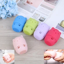 Губка для макияжа, чехол для сушки яиц, портативный мягкий силиконовый косметический блендер, губка, держатель, косметическая пудра, держатель для блендера