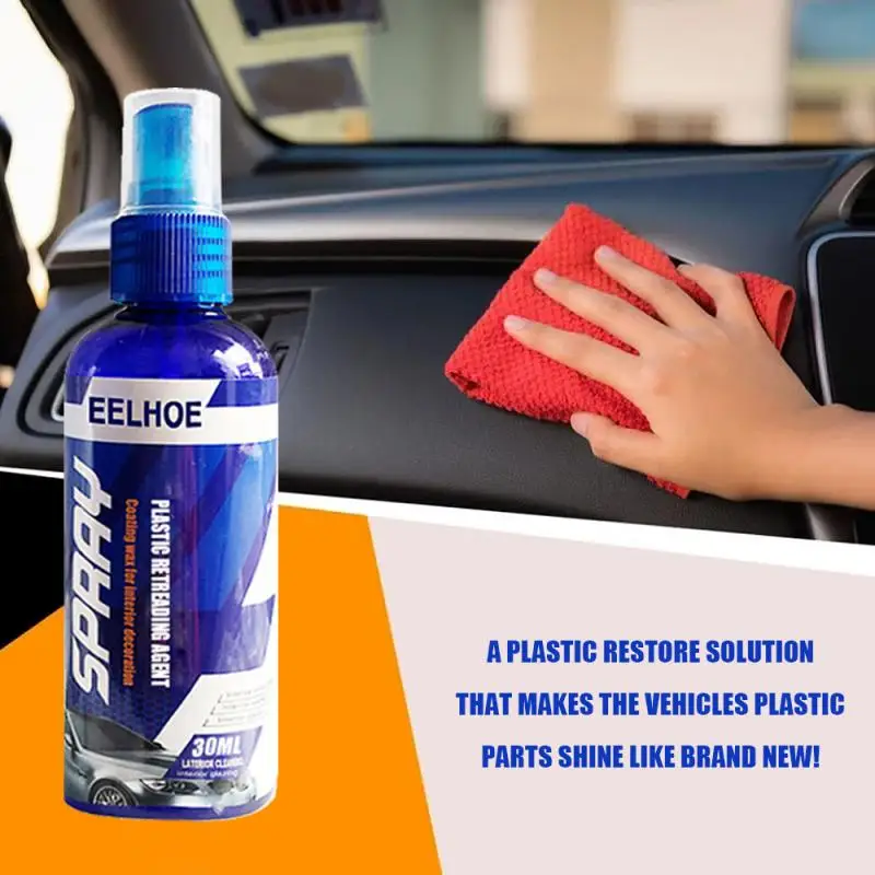 

1PC 30ml Retreading Coating Paste Maintenance Car Cleaner Refurbish Agent For Car Interior Plastic Leather Rubber Care Dropship
