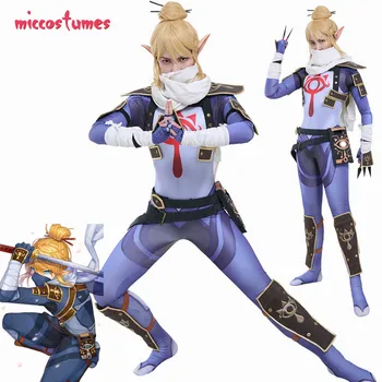 

The Legend of Zelda Breath of the Wild Link Cosplay Costume Stealth Armour Set