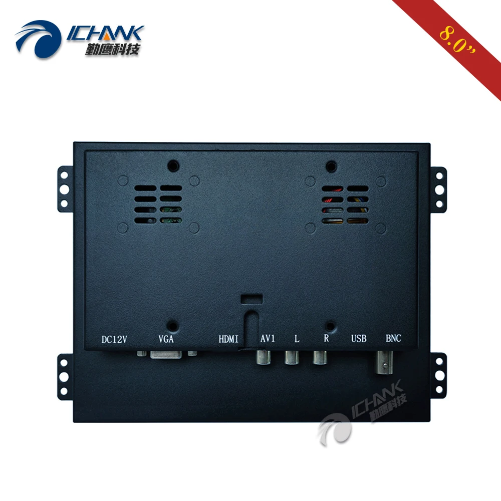 BNC HDMI  ݼ ̽  Ӻ ,  Ƿ  ÷ ZK080TN-LR2, 8 ġ , 1024x768 IPS ũ